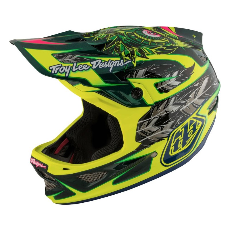Troy Lee D3 Carbon MIPS Helmet-Nightfall Green X-Small