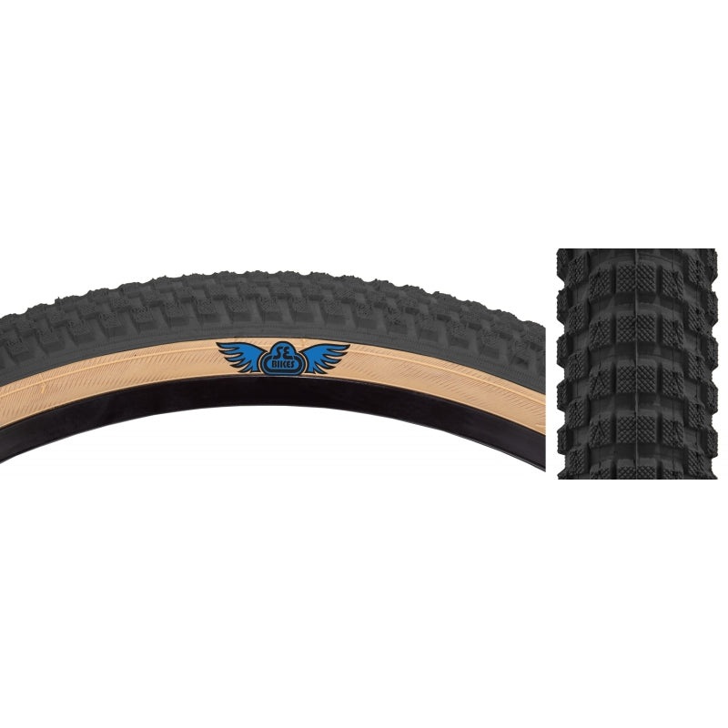 26×2.0 SE Racing Cub BMX Tire – Black w/ Skinwall
