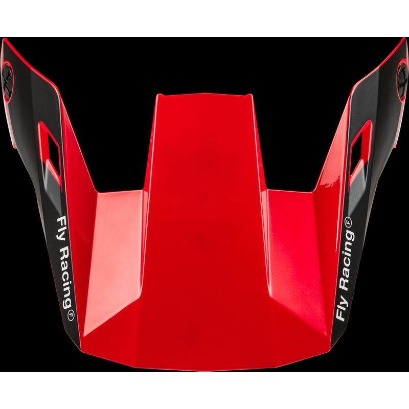 FLY RACING Rayce Helmet Visor Red/Black/White Xs-Lg