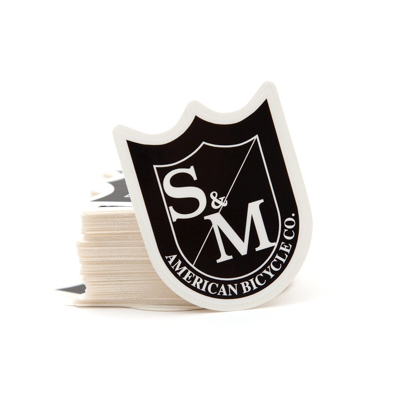 Medium Shield Stickers, 2 Color Options (100 Pack) Red/Yellow