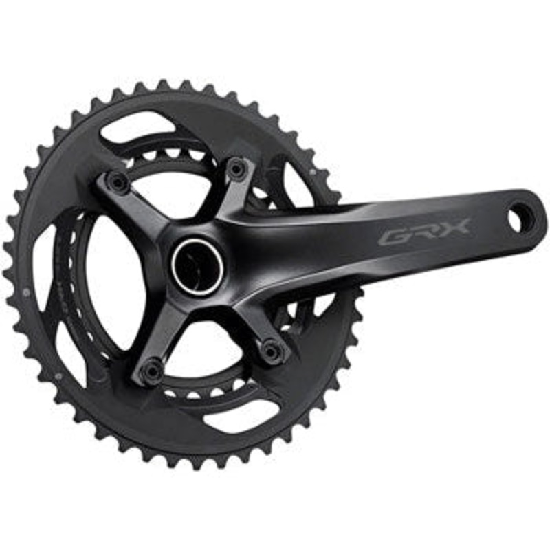 GRX FC-RX600-11 Crankset – 175mm 11-Speed 46/30t 110/80 BCD Hollowtech II Spindle Interface BLK