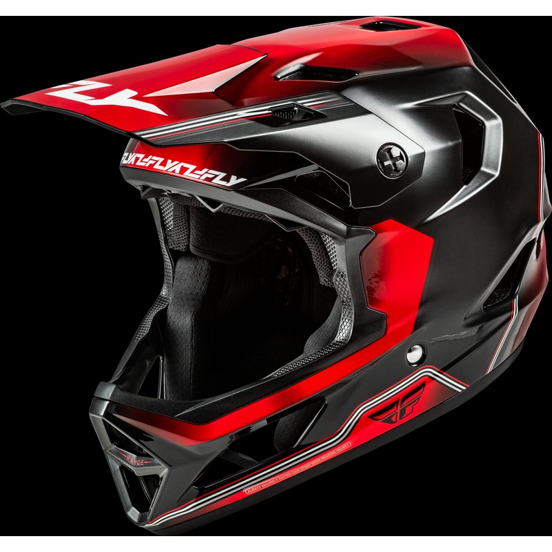FLY RACING Rayce Repeat Bicycle Helmet Black/Red Lg