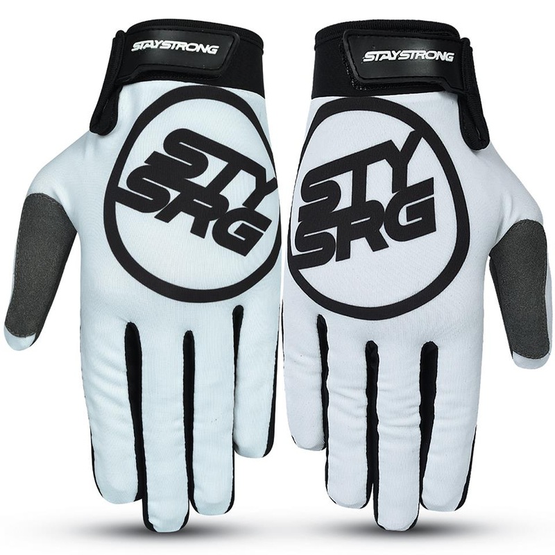 Stay Strong Staple 3 Gloves – White X Small