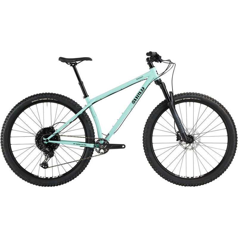 Surly Krampus Front Suspension Bike – 29″ Steel Blue Oyster Coat X-Large