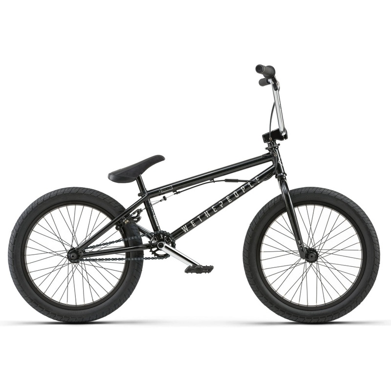 We The People Versus 20″ BMX Bike 20.65″ TT – Starlight Black