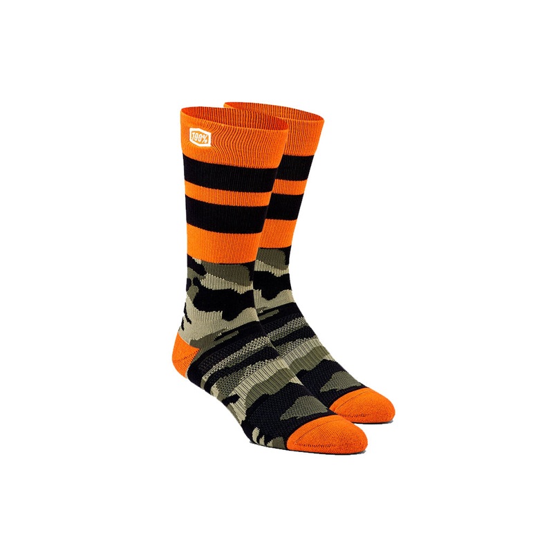 100% Athletic Socks-Troop-Camo Small/Medium