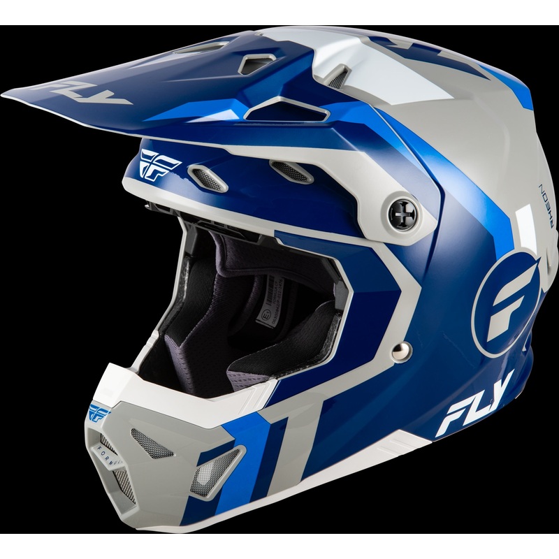 FLY RACING Formula Cp Seal Helmet Navy/Blue/Grey Xl