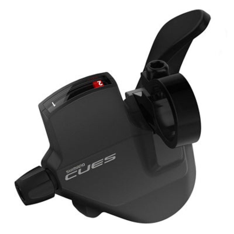 Shim Shifter,Cues,Lft,2Spd,Blk Sl-U4000-L,W/Display Cues U4000 Left Shifter  Shifters NA Black