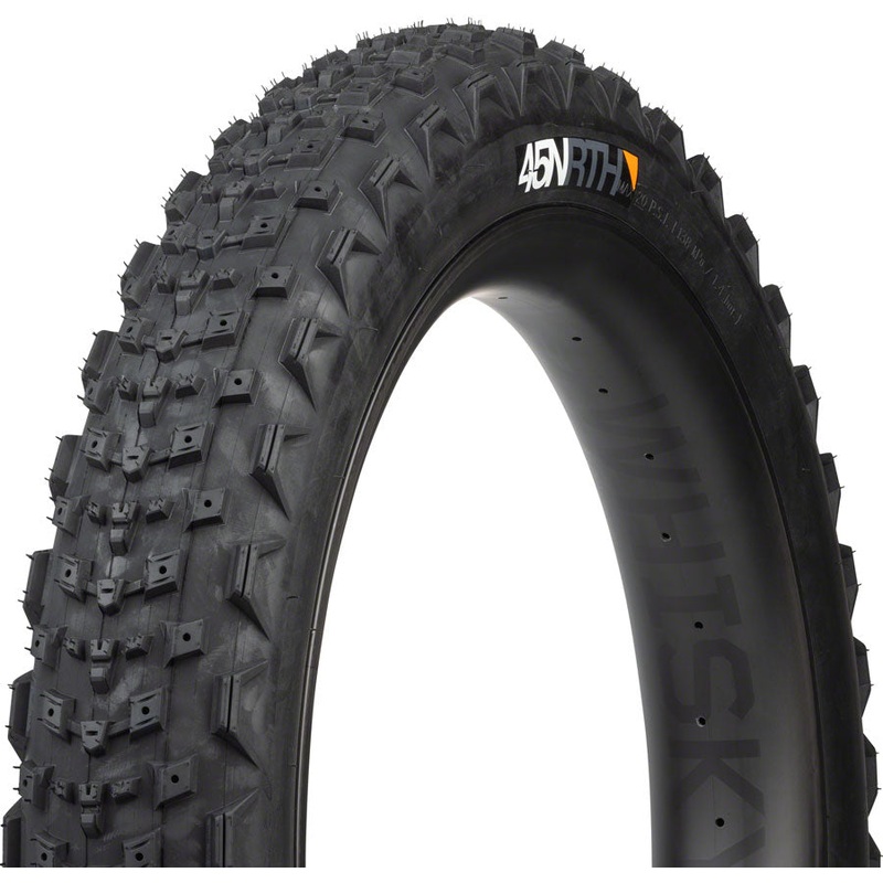 45NRTH Dillinger 4 Tire – 27.5 x 4.0, Tubeless, Folding, Black, 120 TPI, Custom Studdable