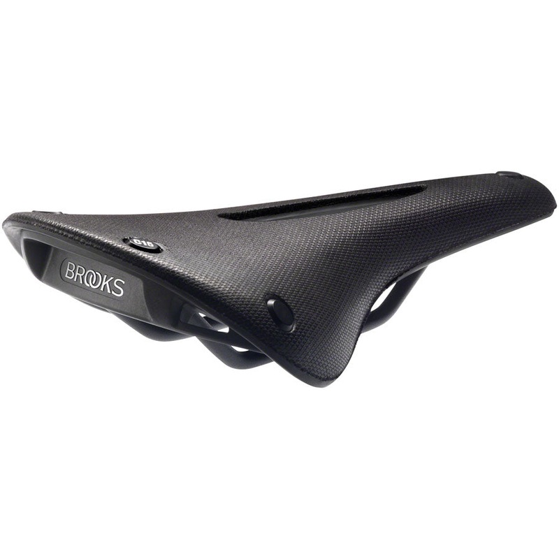 Brooks C15 Carved All Weather Saddle – Steel, Black, Men’s