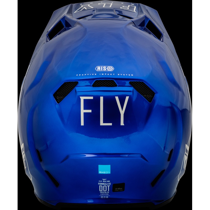 FLY RACING Formula Cc Centrum Helmet Metallic Blue/Light Grey Sm