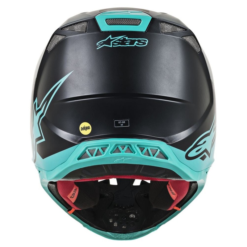 ALPINESTARS Supertech M8 Radium Helmet Black/Grey/Teal Small