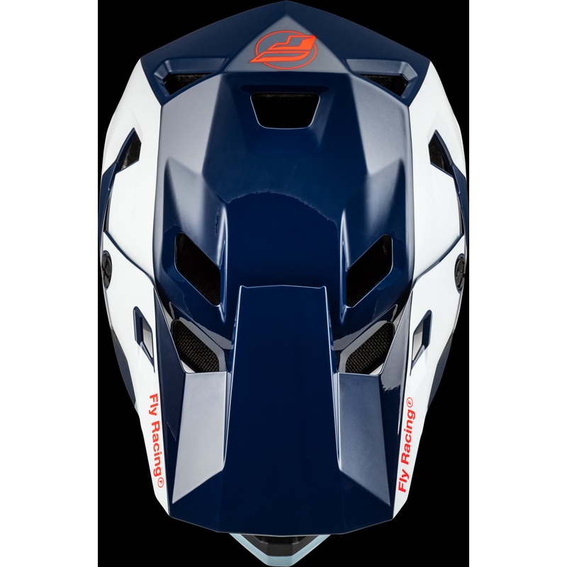 FLY RACING Youth Rayce Bicycle Helmet Red/White/Blue Ys