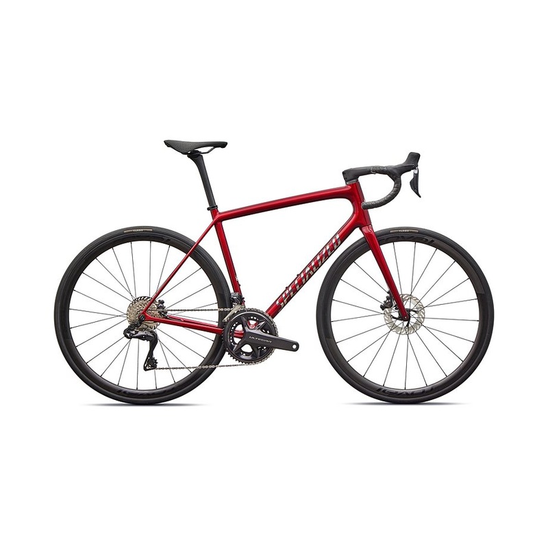 2026 Specialized Aethos Pro Di2 Bike Gloss Red Sky / Chrome 52