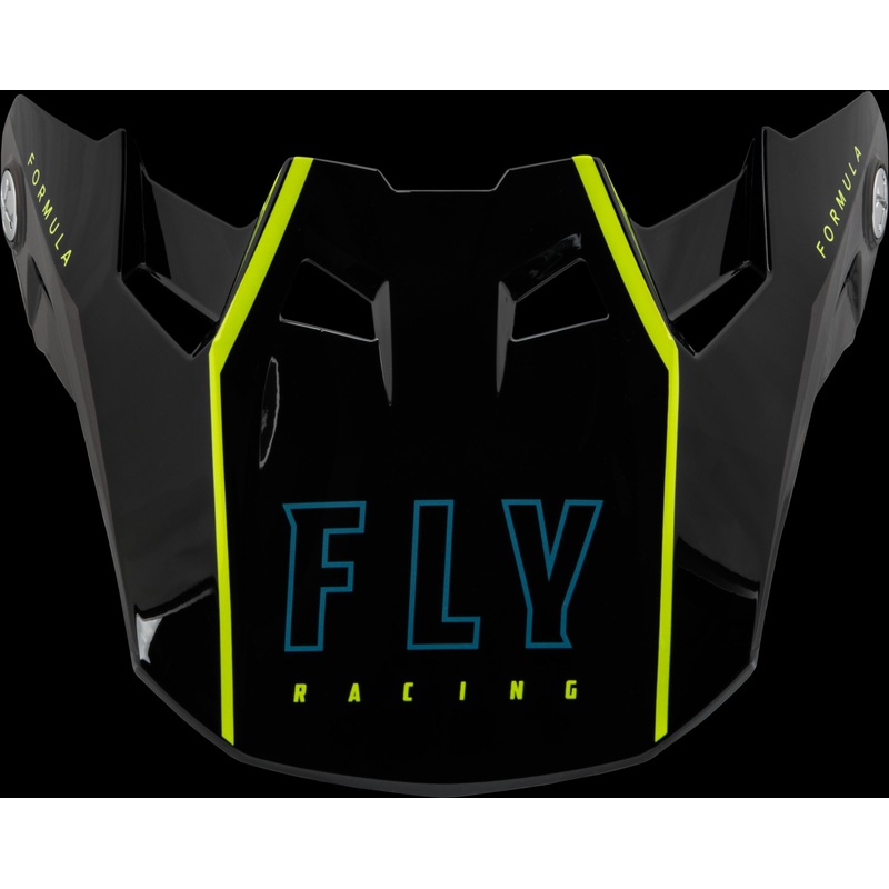FLY RACING Formula Carbon Tracer Visor Hi-Vis/Black Md/Lg
