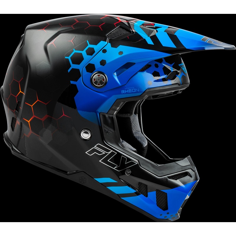 FLY RACING Formula Cc Tektonic Helmet Black/Blue/Red Md