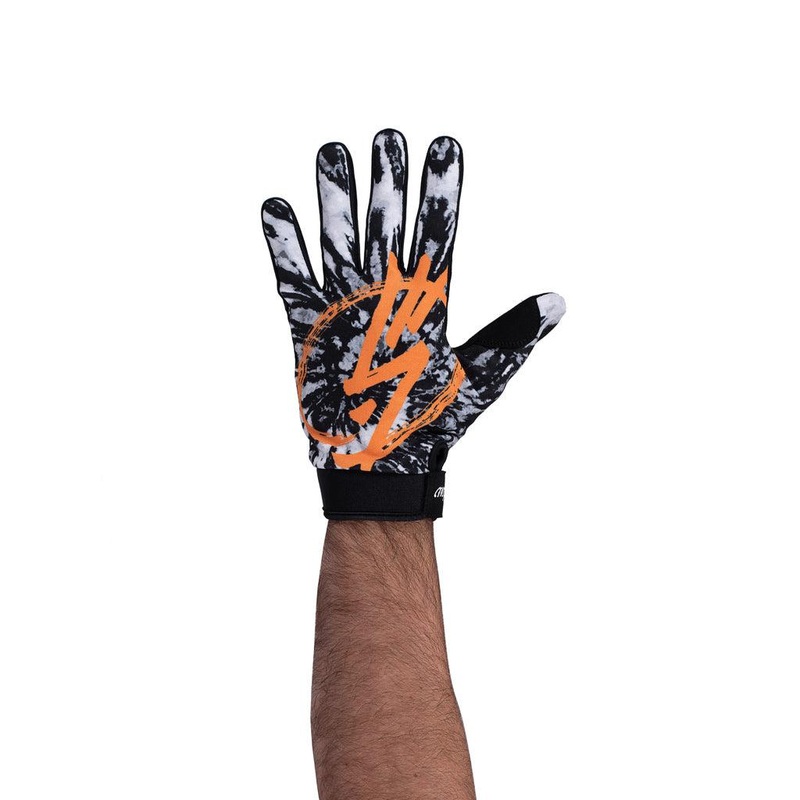 Shadow Conspire Gloves / Tangerine Tye Black/White XS