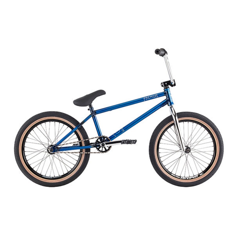 Premium Duo BMX Bike-20.5″TT-Gloss Trans Blue