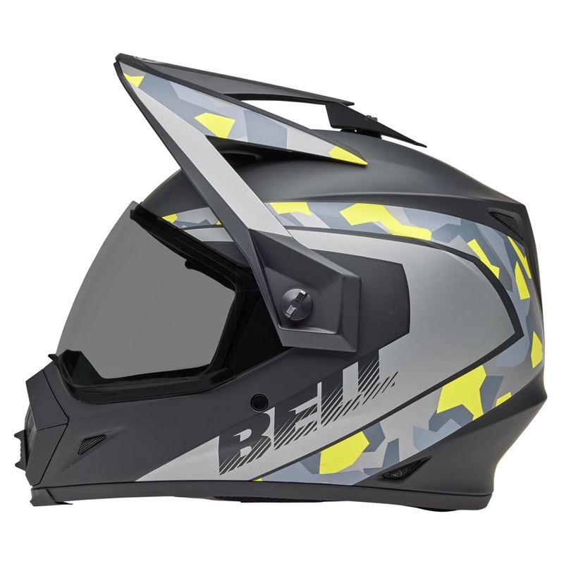 Bell Powersports MX-9 Adventure MIPS Matte Black/Yellow Camo Mesa Large – Open Box (Without Box)