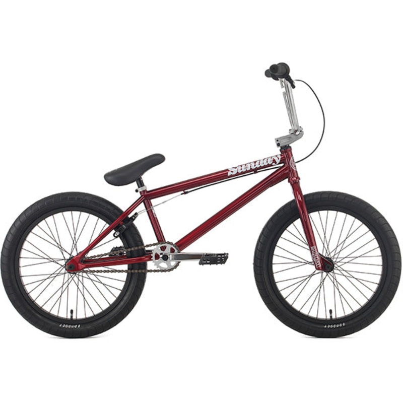 Sunday Elstran Ex BMX Bike-20.75″TT-Black Cherry