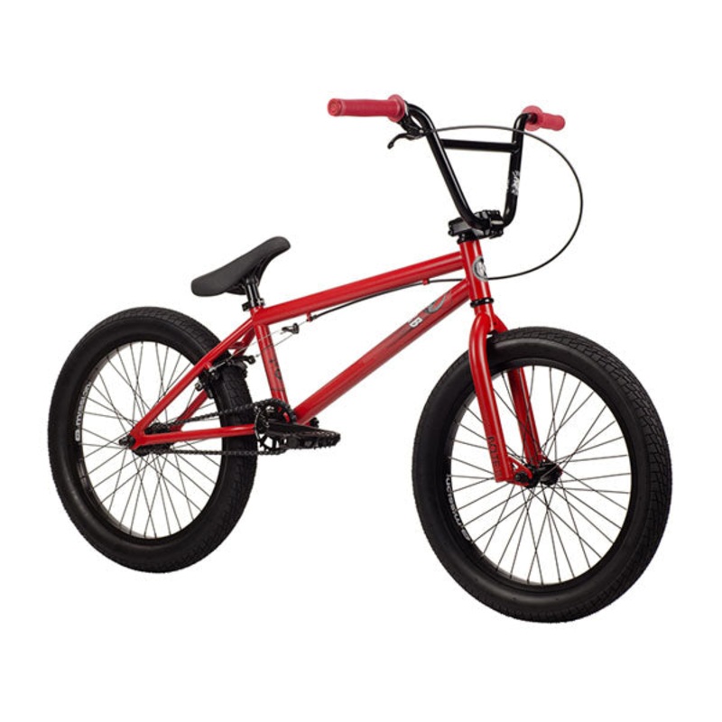 Kink Curb BMX Bike-Matte Red
