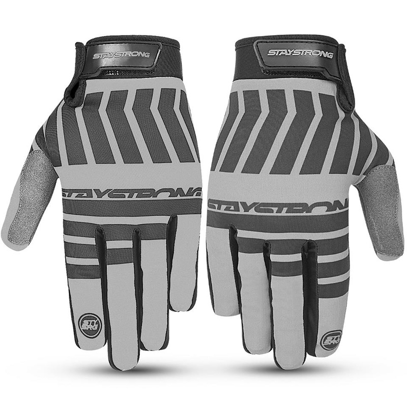 Stay Strong Chev Stripe Gloves – Cocoa X Large