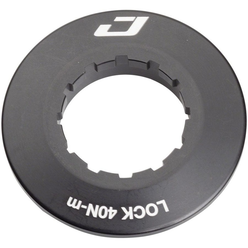 Centerlock Rotor Lockring Center Lock Disc Brake Rotor Lock Ring for 9-12mm Axles, Alloy, Black