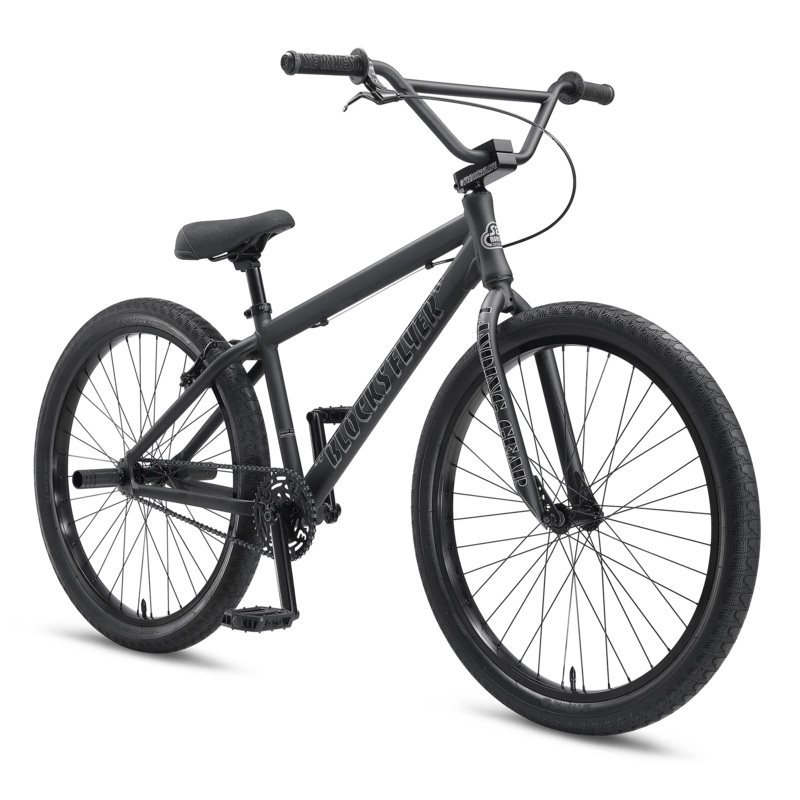 SE Bikes Blocks Flyer 26 Inch Bike Matte Black Matte Black