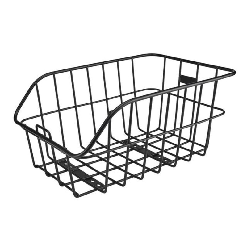 Alloy Wire Rear Basket Black 39.6cm (l) x 24.8cm (w) x 21.0cm (h)