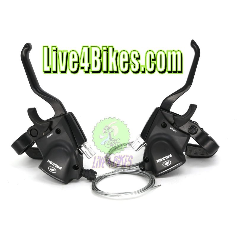 Falcon Shifter /Brake  Lever 3×8 Set – Live 4 Bikes 3×8