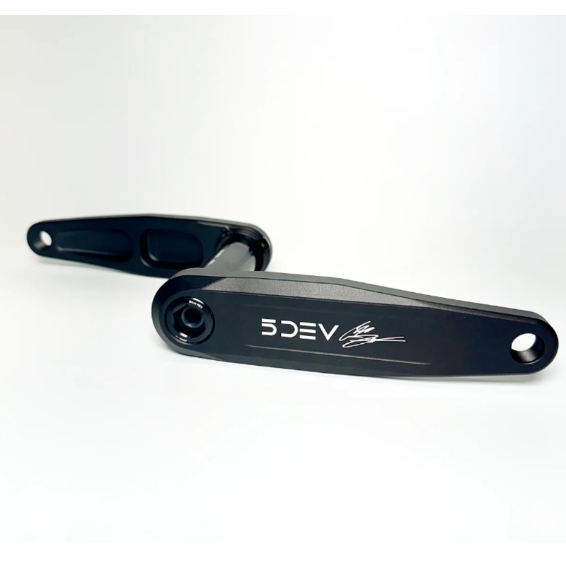 New! 5DEV Freeride DH 155mm SRAM 8-Bolt MTB Mountain Bike Black Crank Arms 680g