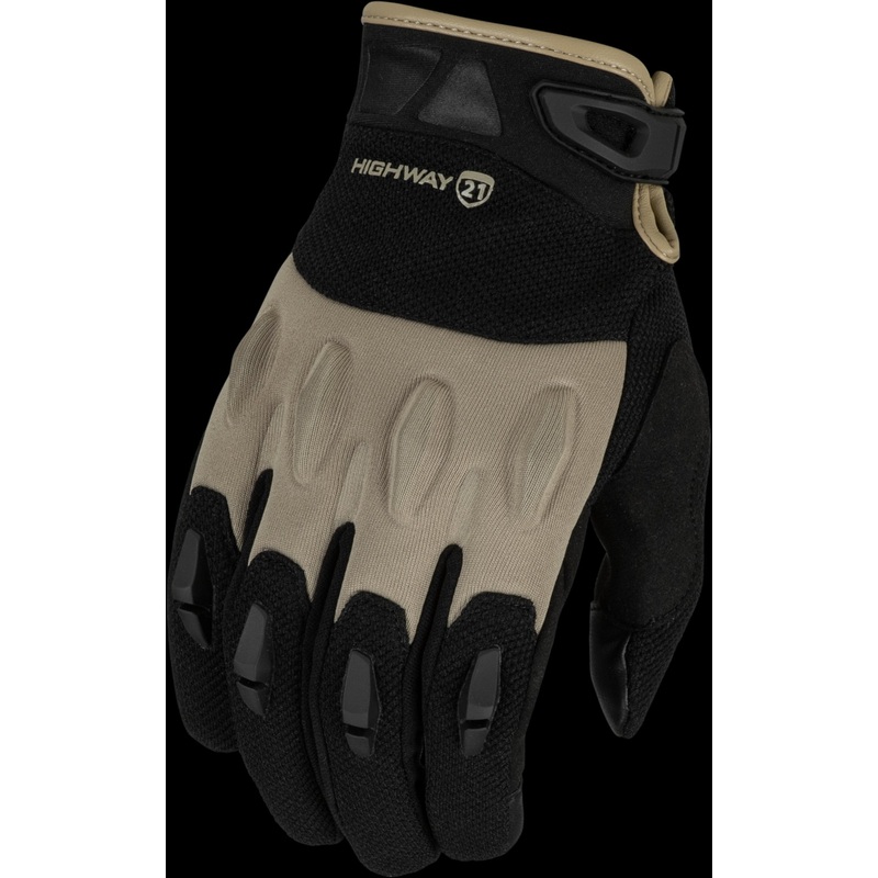 HIGHWAY 21 Fury Gloves Black/Sand Sm