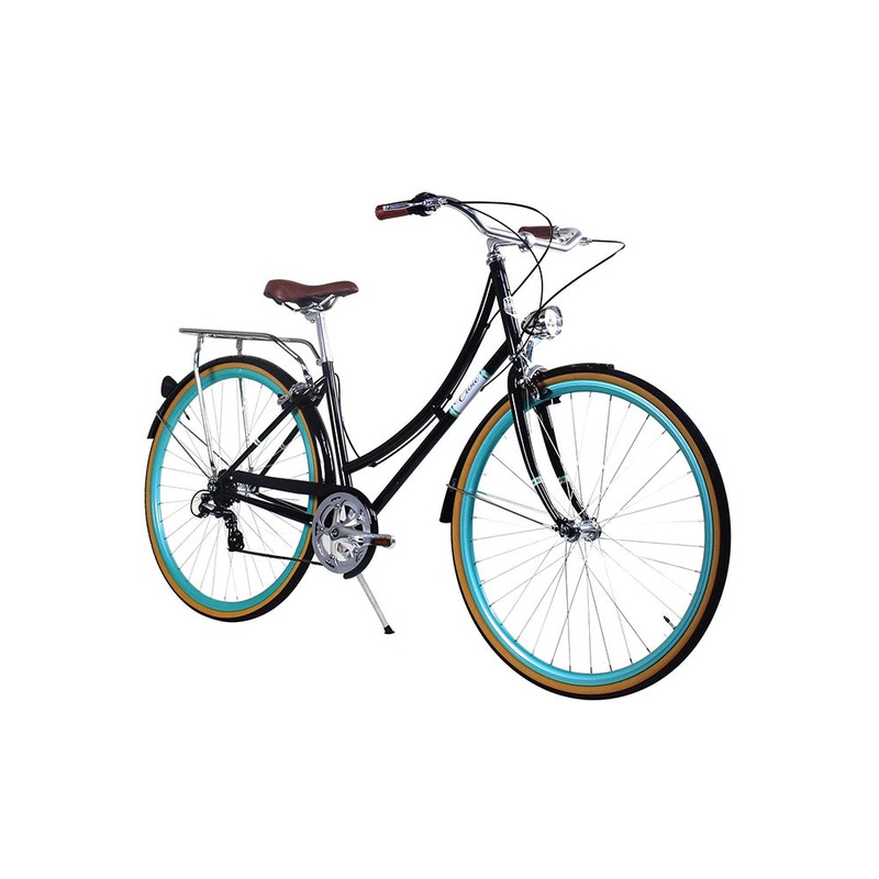 ZF BIKES CIVIC WOMENS COMPLETE BIKE 7spd (click for more colors) Black Skies 39cm