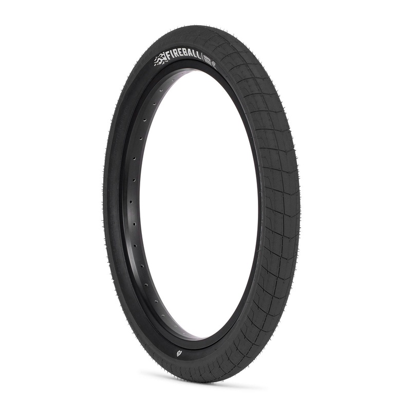 Eclat Fireball Tire 20×2.3″ Black/Blue Strokes