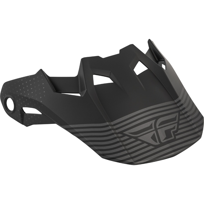 FLY RACING Formula Cc Primary Helmet Visor Matte Grey/Black Md-Lg