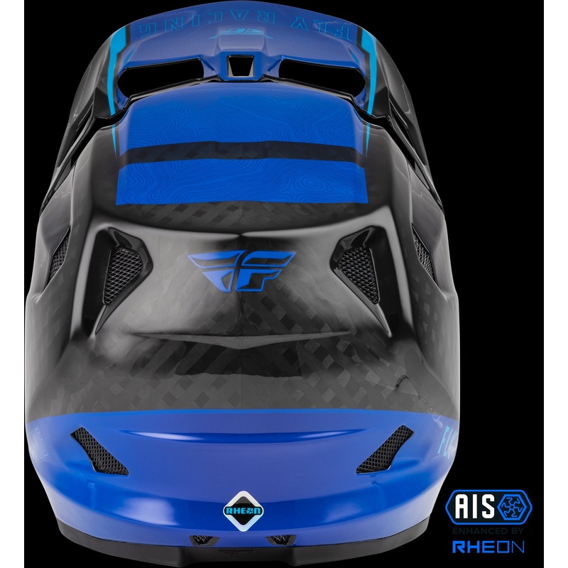 FLY RACING Youth Werx-R Carbon Helmet Blue/Carbon Yl