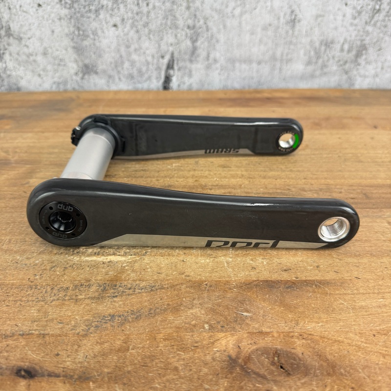 Low Mile! SRAM Red AXS D1 172.5mm Carbon DUB SL Crank Arms Crankset 340g