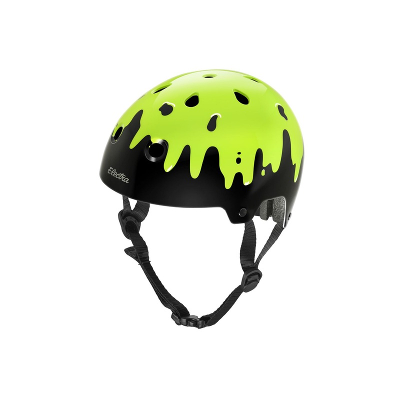 Helmet Electra Lifestyle Slime Medium Black/Green CPSC
