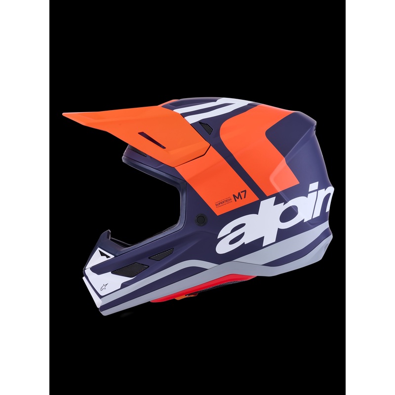 ALPINESTARS Sm7 Core Helmet Orange/Blue X-Large