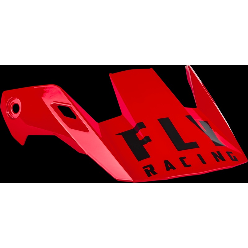 FLY RACING Rayce Helmet Visor Red/Black Yl