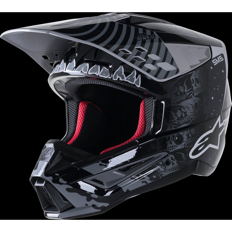 ALPINESTARS S-M5 Helmet Black/Grey/Gold X-Small