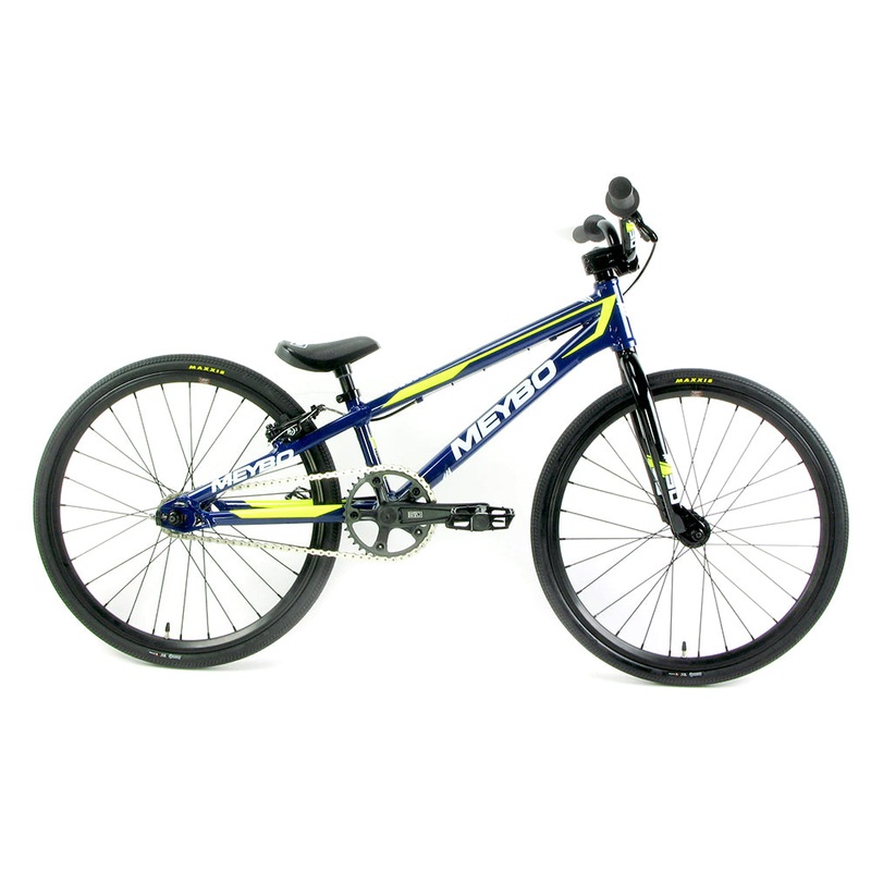 Meybo Clipper Mini BMX Bike-Blue/White/Yellow
