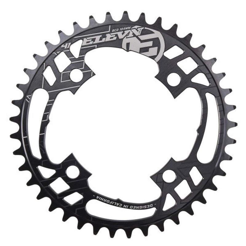 Elevn Flow 7075 Chainring 104mm Black
