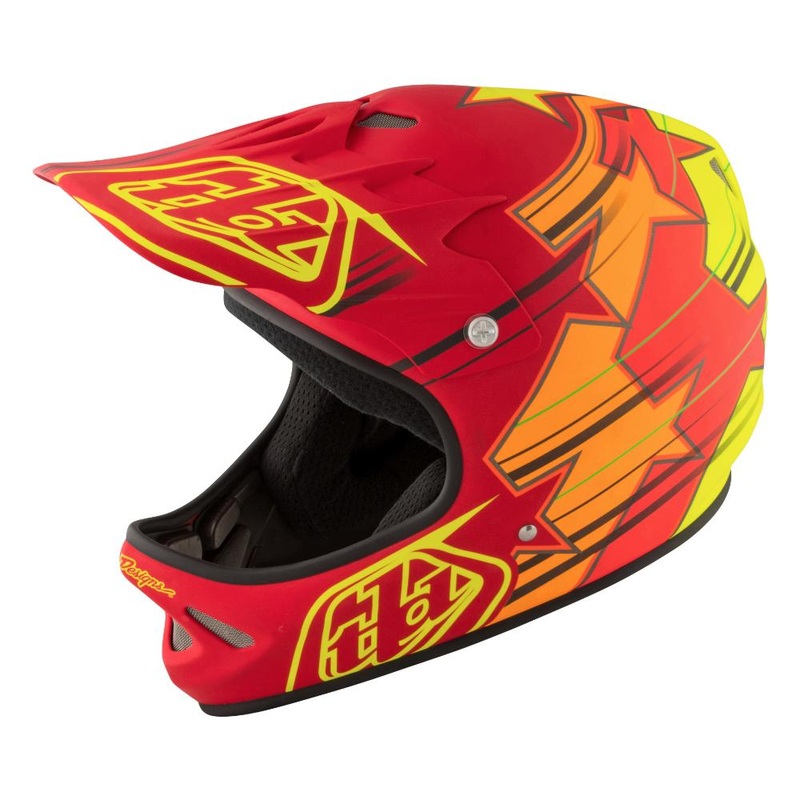 Troy Lee D2 Composite Helmet-Fusion Red X-Small/Small