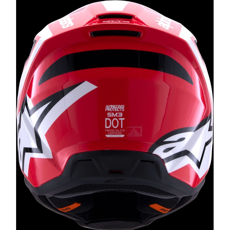 ALPINESTARS Sm3 Heat Helmet Red/White/Black Small