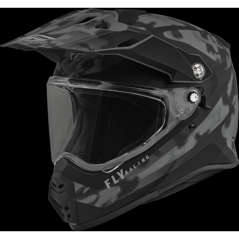 FLY RACING Trekker Pulse Helmet Matte Grey/Black Camo Lg