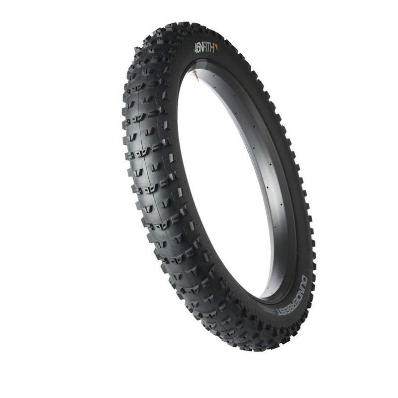 45NRTH Dunderbeist Tire – 26 x 4.6, Tubeless, Folding, Black, 120tpi