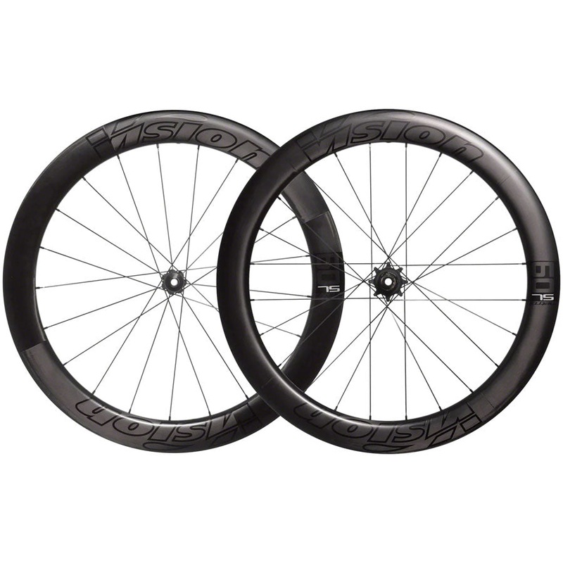Vision Metron 60 SL TL Disc Wheelset – 700, 12x100mm/12x142mm, Center-Lock, XDR, Black