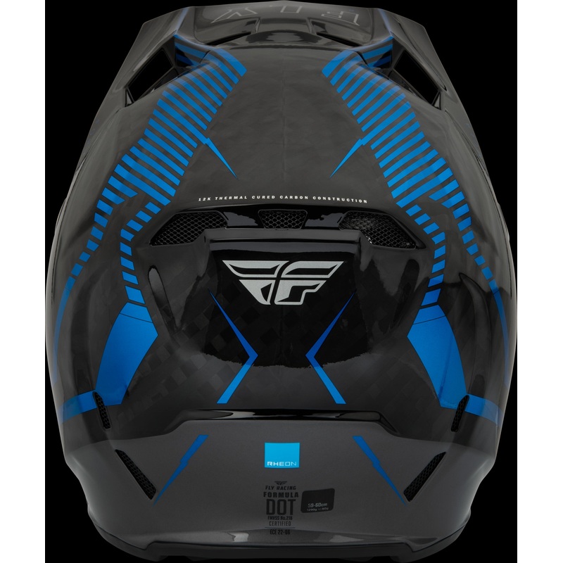 FLY RACING Formula Carbon Tracer Helmet Blue/Black Xl