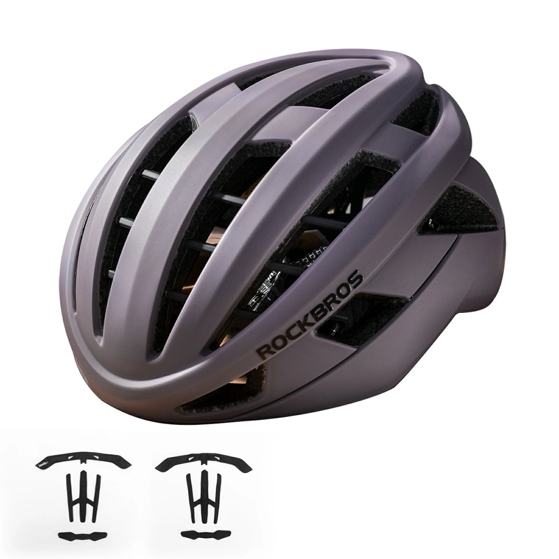 ROCKBROS LK-11 Cycling Helmet Integrated Adjustable Shockproof MTB Road Unisex Purple M